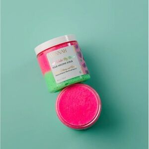 Aminnah water my melons’ boob scrub retails $48.00 (discounted price)